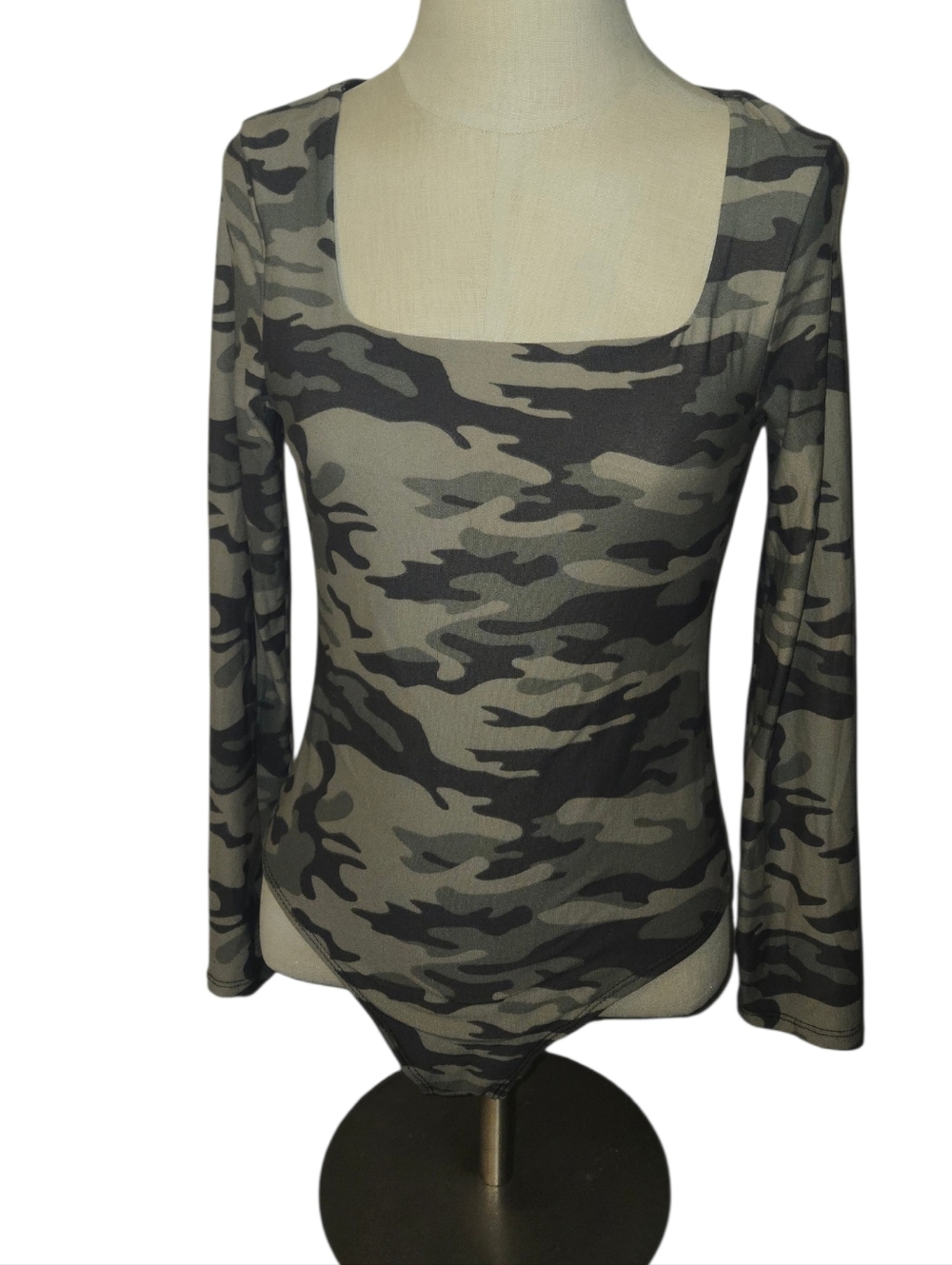 Nwot Justify Camo Bodysuit Juniors Medium New